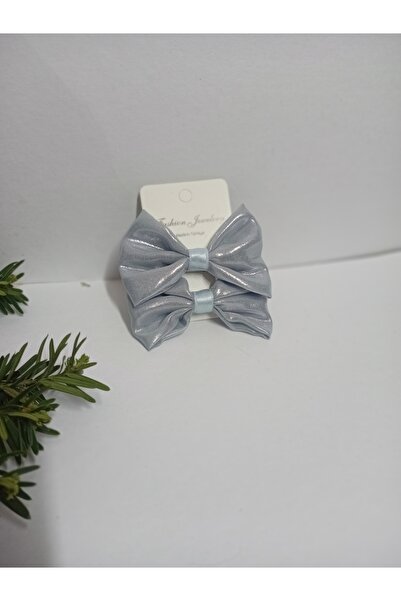 Lissa Aksesuar Set de 2 model elegant de catarame cu fundita albastra norului mama fiica cumpara singura