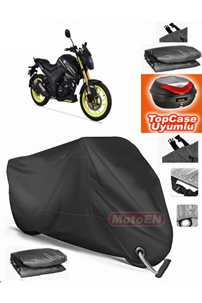 MotoEN Black Lock Compatible Arora Ars 200 Tarpaulin Topcase Back Bag Compati...