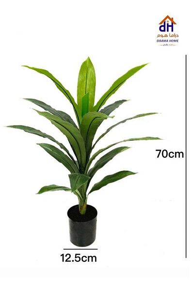 DRAMA HOME Artificial Corn Tree Green/Black 70cm