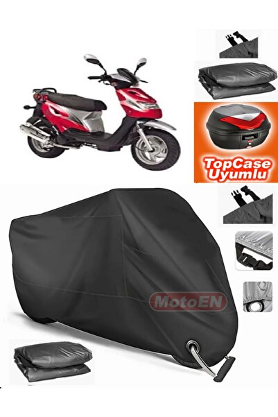 MotoEN Black Lock Compatible Legal Popcorn 90 Tarpaulin Topcase Topcase Compa...