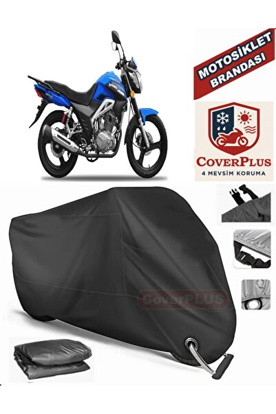MotoEN Black Lock Compatible Yuki Tn150-3A Driver Motor Tarpaulin Motorcycle ...