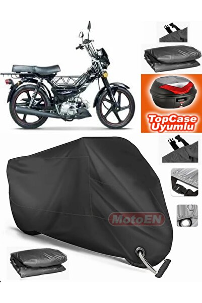 MotoEN قفل أسود متوافق مع Falcon Flash 100 من القماش المشمع Topcase الخلفي ال...