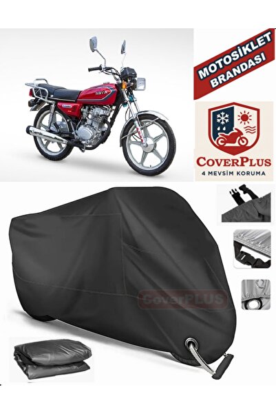 MotoEN Black Lock Compatible Asia as 125 Motor Tarpaulin Motorcycle Tarpaulin...