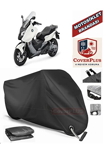 MotoEN Black Lock Compatible Bmw C 600 Sport Motor Tarpaulin Motorcycle Tarpa...