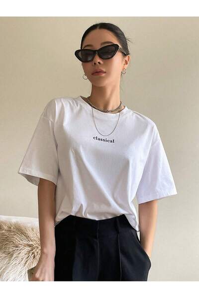 uyguntarz Μπλουζάκι Unisex Classical Printed Oversize