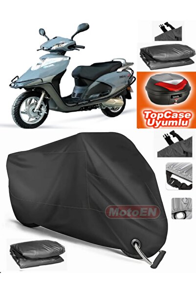 MotoEN قفل أسود متوافق مع Arora Special 125 قماش القنب Topcase الخلفي حقيبة م...