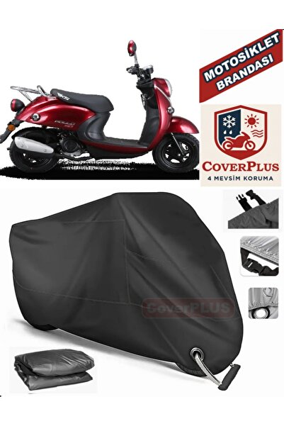 MotoEN Black Lock Compatible Rks Pollo 50 Motor Tarpaulin Motorcycle Tarpauli...
