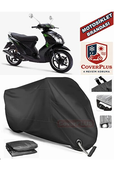 MotoEN Black Lock Compatible Arora Ar 150t-15 Motor Tarpaulin Motorcycle Tarp...