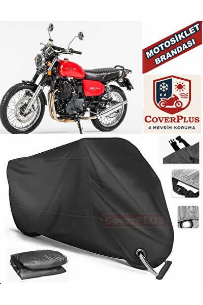 MotoEN Black Lock Compatible Jawa Cz 350 Motor Tarpaulin Motorcycle Tarpaulin...