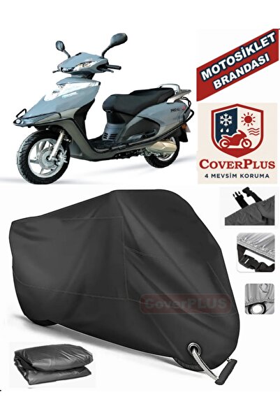 MotoEN Black Lock Compatible Arora Special 125 Motor Tarpaulin Motorcycle Tar...