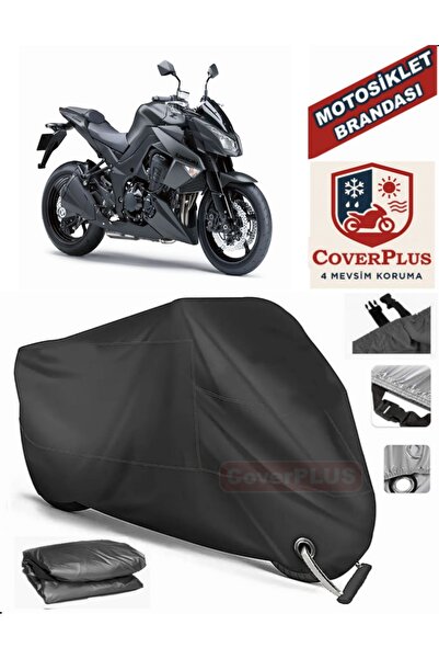 MotoEN قفل أسود متوافق مع Kawasaki Z 1000 Motor Tarpaulin Motorcycle Tarpauli...