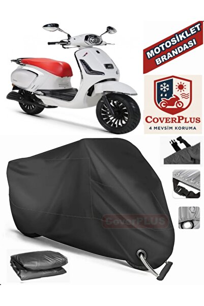 MotoEN Black Lock Compatible Rks Dark Blue 50 Motor Tarpaulin Motorcycle Tarp...