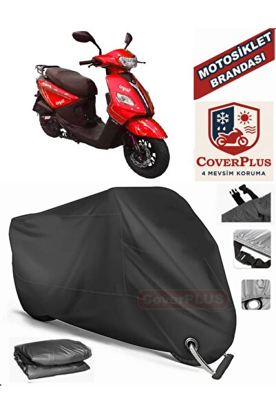 MotoEN قفل أسود متوافق مع King Motor KR-44 Loyal 50 Motor Tarpaulin دراجة نار...