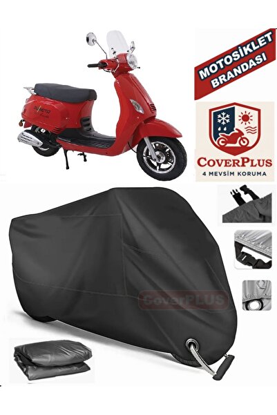MotoEN Black Lock Compatible Bumoto/Jinling Monetti 150Cc Engine Tarpaulin Mo...