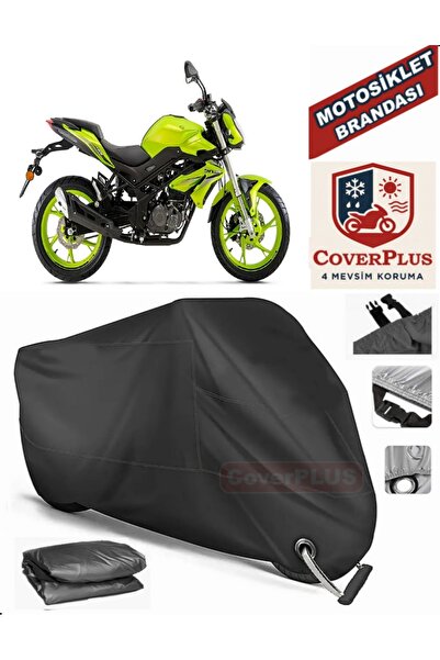 MotoEN Black Lock Compatible Benelli Bn 125 Motor Tarpaulin Motorcycle Tarpau...