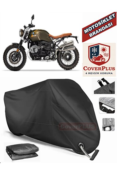 MotoEN Black Lock Compatible Bmw R Nine t Scrambler Motor Tarpaulin Motorcycl...