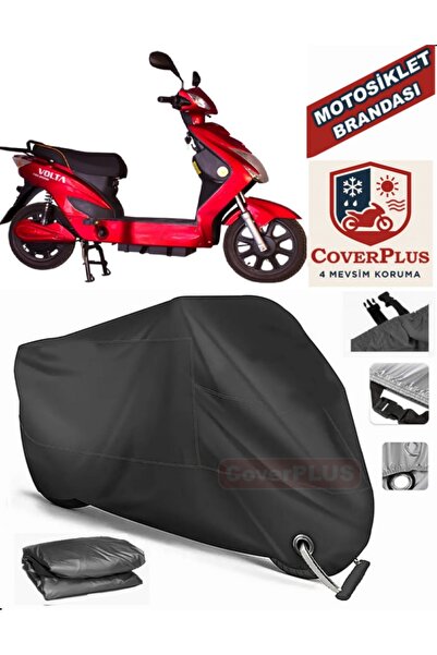 MotoEN Black Lock Compatible Volta Vsx Motor Tarpaulin Motorcycle Tarpaulin C...
