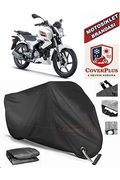 MotoEN Black Lock Compatible Rks Titanic 150 Motor Tarpaulin Motorcycle Tarpa...
