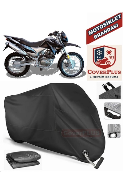 MotoEN Black Lock Compatible Arora Ar 200 Gy Cross Motor Tarpaulin Motorcycle...