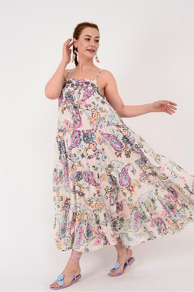 Park Moda AN10613 ΦΟΡΕΜΑ ΜΕ ΛΕΠΤΟΜΕΡΗ ΚΡΕΜΑΣΤΟ ΦΟΡΕΜΑ