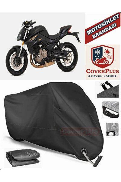 MotoEN Black Lock Compatible Qj Srk700 Motor Tarpaulin Motorcycle Tarpaulin C...
