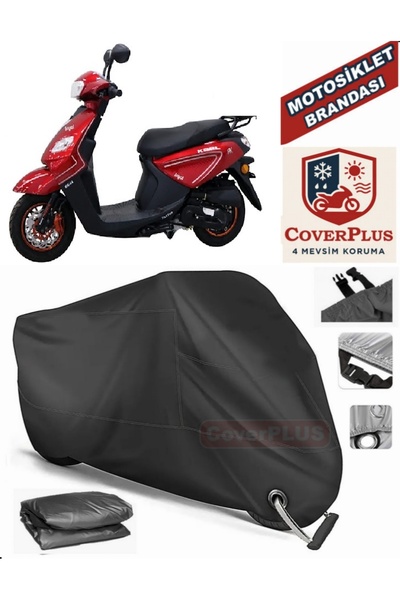 MotoEN قفل أسود متوافق مع محرك King KR-44 Pion 50 موتور قماش القنب للدراجات ا...