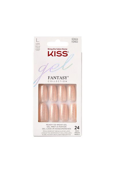 Kiss أظافر جل فانتازي قصيرة حقيقية بطول KGN02