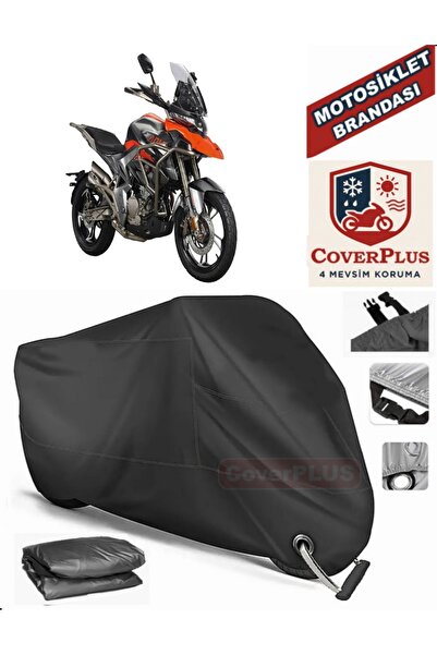 MotoEN Black Lock Compatible Zontes 310 t Motor Tarpaulin Motorcycle Tarpauli...