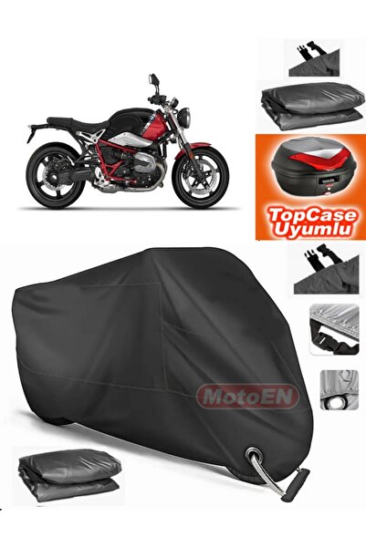 MotoEN قفل أسود متوافق مع Bmw R Nine T Pure Tarpaulin Topcase الخلفي المتوافق...