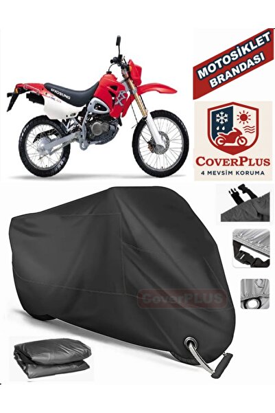 MotoEN Black Lock Compatible Hyosung Rx 125 Motor Tarpaulin Motorcycle Tarpau...