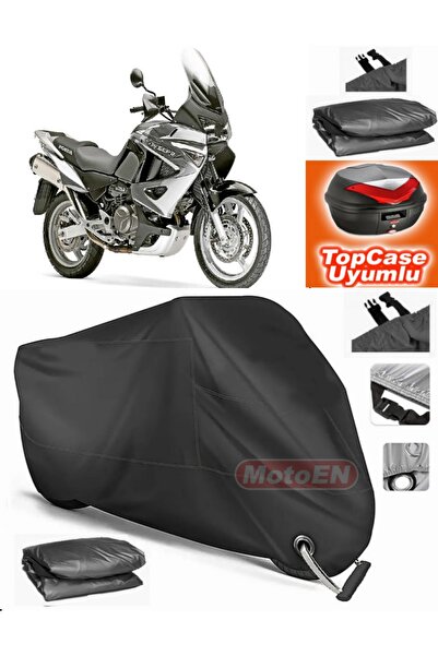 MotoEN قفل أسود متوافق مع Honda XL 1000V Varadero Tarpaulin Topcase الخلفي مت...