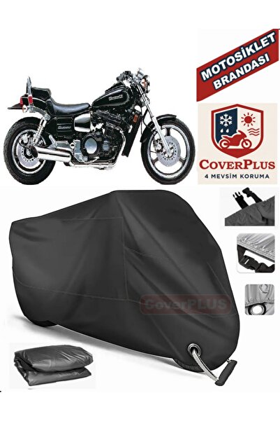 MotoEN Black Lock Compatible Kawasaki Zl 600 Motor Tarpaulin Motorcycle Tarpa...