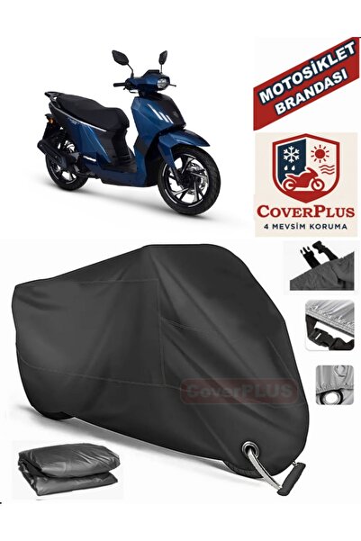 MotoEN قفل أسود متوافق مع بيجو تويت 200 موتور قماش القنب دراجة نارية القماش ا...