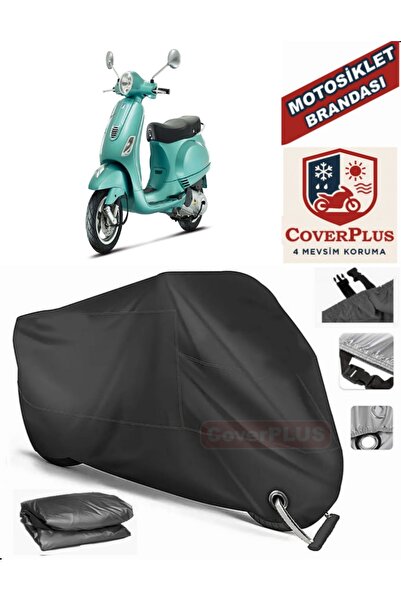 MotoEN Black Lock Compatible Vespa Lx 125 3V I.E. Motor Tarpaulin Motorcycle ...