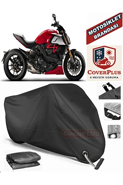 MotoEN Black Lock Compatible Ducati Diavel Xdiavel Motor Tarpaulin Motorcycle...