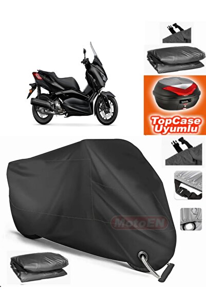 MotoEN Black Lock Compatible Yamaha X-Max 125 Iron Max Abs Tarpaulin Topcase ...