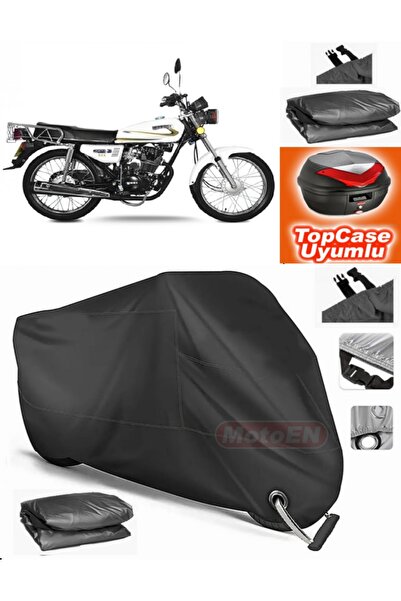 MotoEN قفل أسود متوافق مع Yuki YK125 Rex Canvas Topcase الخلفي المتوافق مع ال...