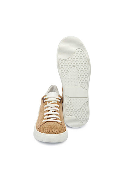 Tergan Taba Hakiki Süet Deri Erkek Sneaker - E24I1AY56751-K59