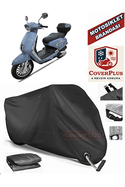 MotoEN Black Lock Compatible King Motor Vega 125 Motor Tarpaulin Motorcycle T...