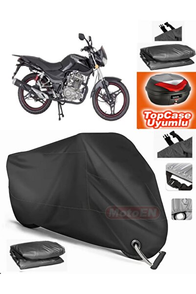 MotoEN Black Lock Compatible Mondial 150 Mh Drift Tarpaulin Topcase Rear Bag ...