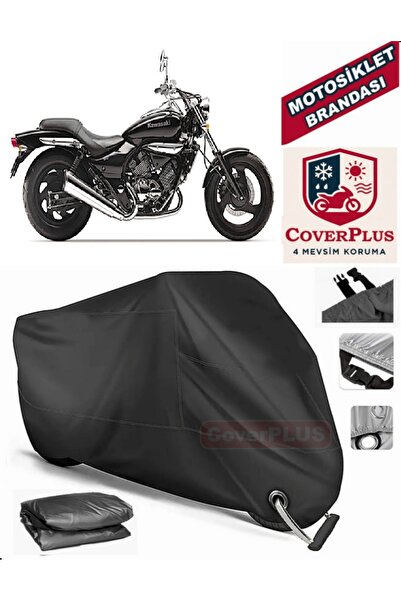 MotoEN Black Lock Compatible Kawasaki El 250 Motor Tarpaulin Motorcycle Tarpa...