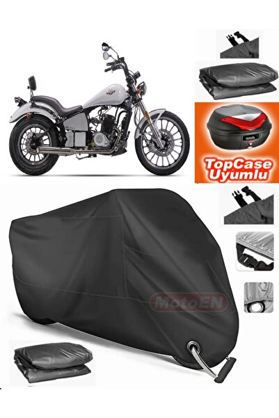MotoEN قفل أسود متوافق مع Regal Raptor Daytona 400 قماش القنب Topcase الخلفي ...
