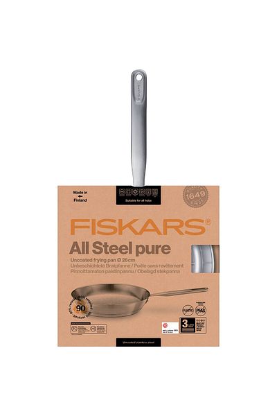 FiSKARS Fiskars All Steel frying pan with support handle