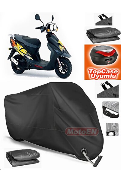MotoEN قفل أسود متوافق مع Honda SXR 50 من القماش المشمع Topcase الخلفي المتوا...