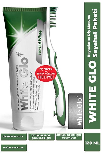 White Glo Herbal White Whitening Herbal Toothpaste