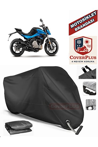 MotoEN Black Lock Compatible Cf Moto 650Nk Motor Tarpaulin Motorcycle Tarpaul...