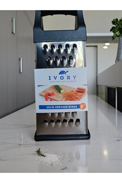 IVORY Paslanmaz Çelik Rende Siyah Renk
