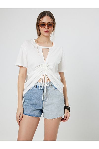 Loft Tricou de damă cu mânecă obișnuită