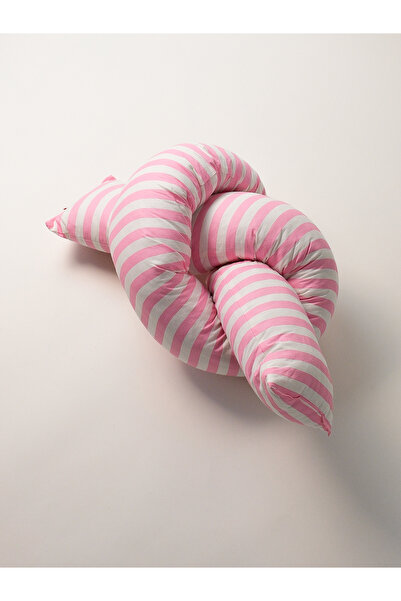 Galia Tasarım Candy - Рожево-біла смугаста багатофункціональна U-подібна поду...