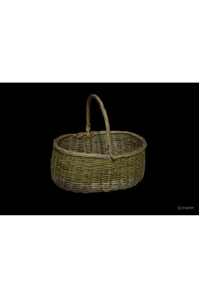 tunalar Hasır Piknik Sepeti Çok Amaçlı Saklama Kutusu Balkon Sepeti